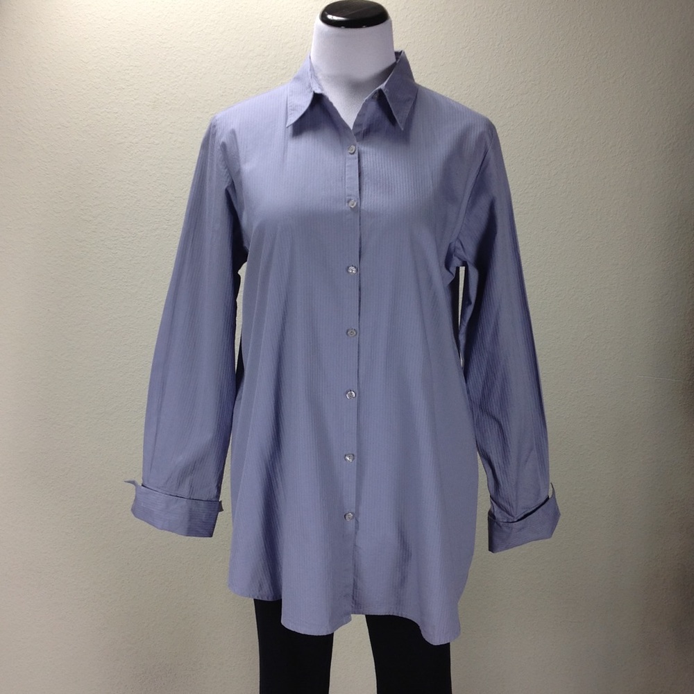 In Due Time Long Sleeve Button Down Maternity Top
